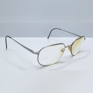 Vintage Safilo 186 Tortoise Gunmetal Oval Sunglasses Frames Only